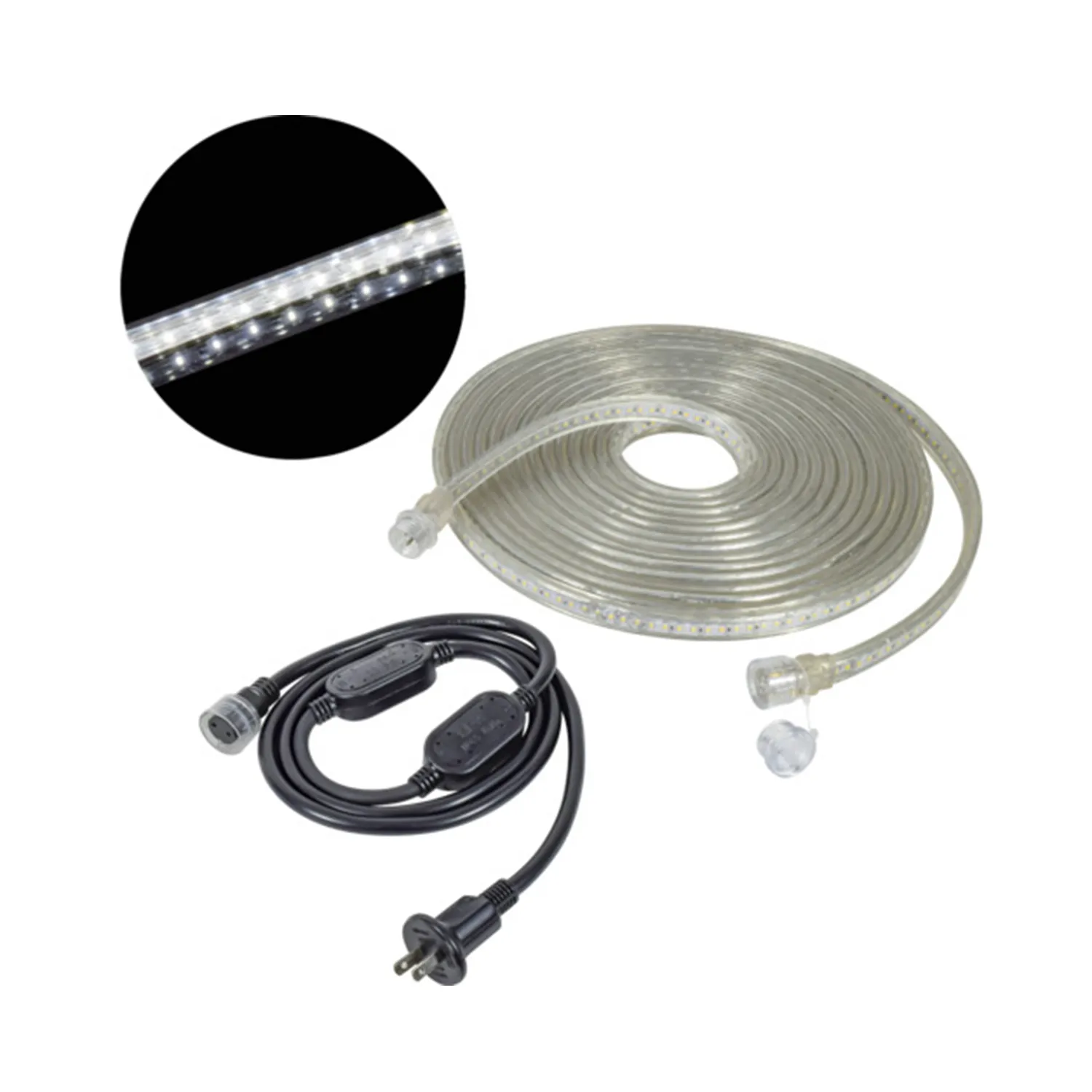 NICHIDO 帯状LED照明 LEDコネクトライン 片面発光 10ｍ 白 シリコンタイプ