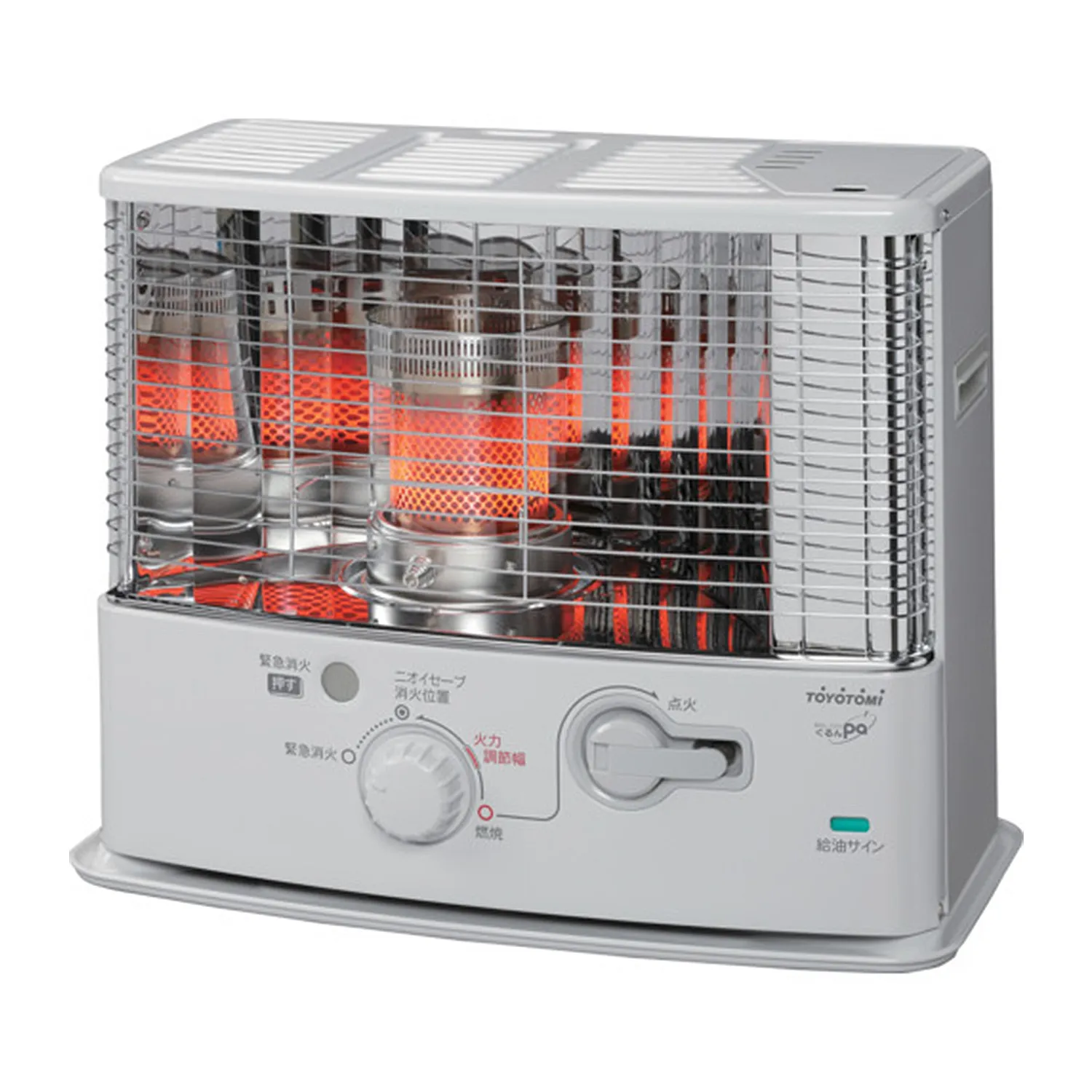 TOYOTOMI 反射型石油ストーブ 電池レス手回し着火タイプ
