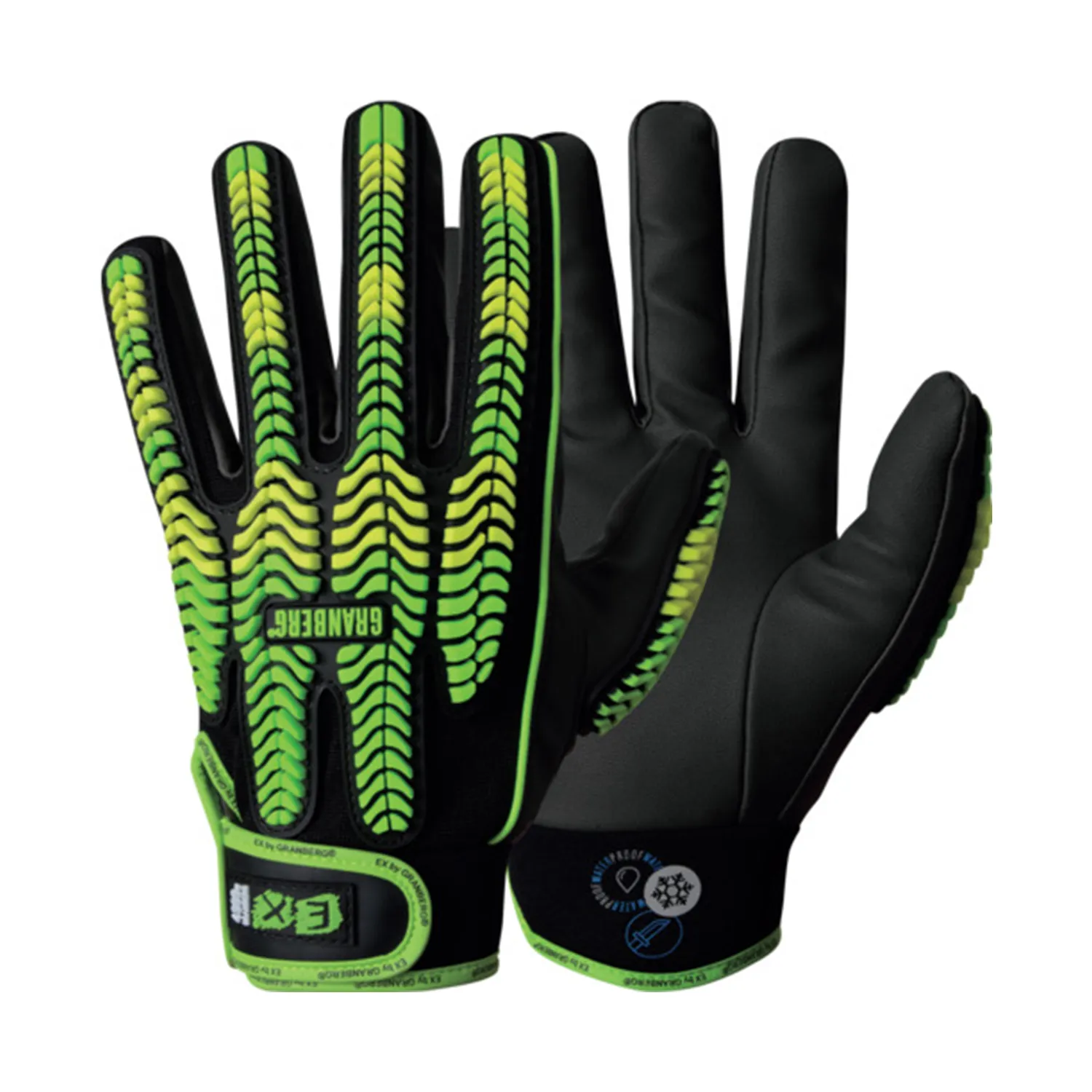 GranberG 耐切創繊維耐衝撃手袋 防寒･防水タイプ Mサイズ