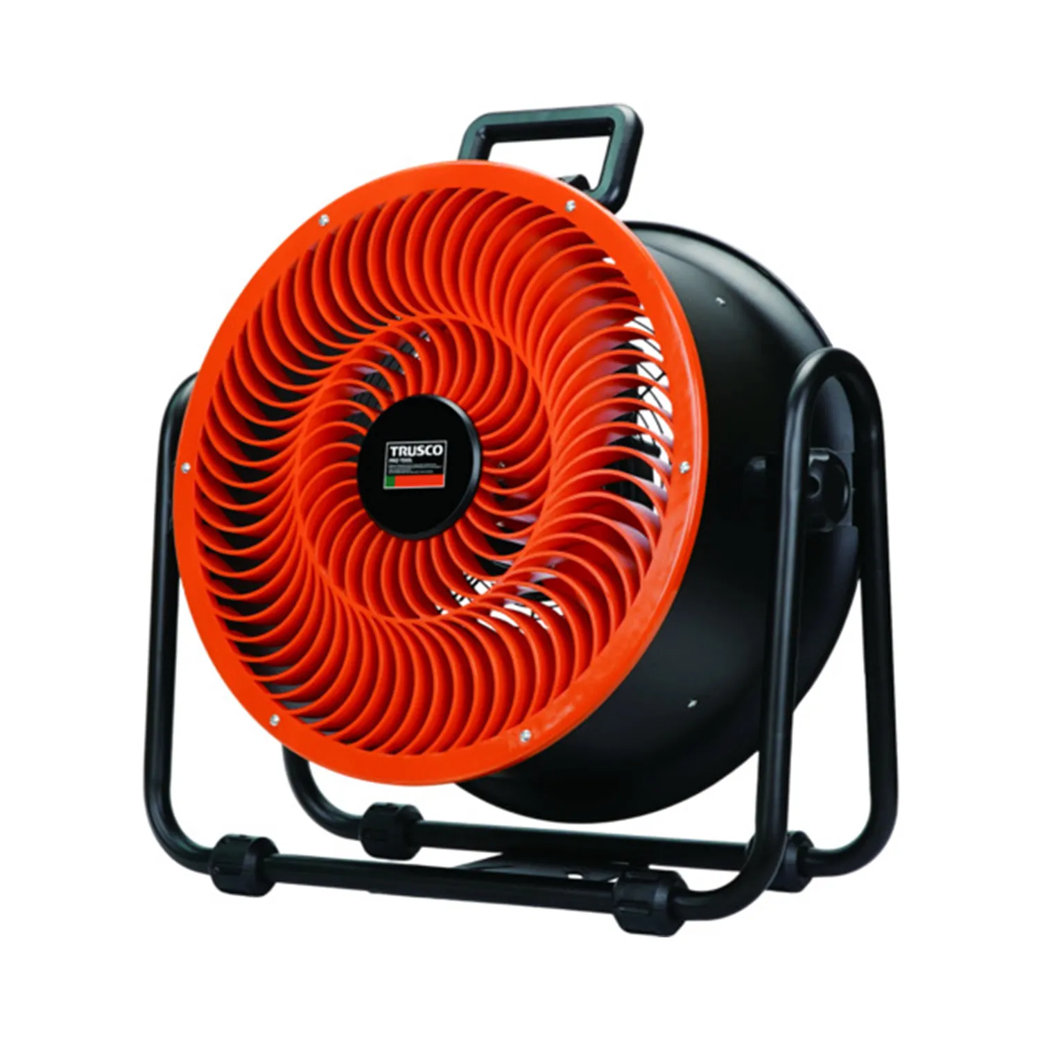 TRUSCO　全閉式ＤＣモーター工場扇　ジェネラルファン・ブースト　オレンジ　４５cm