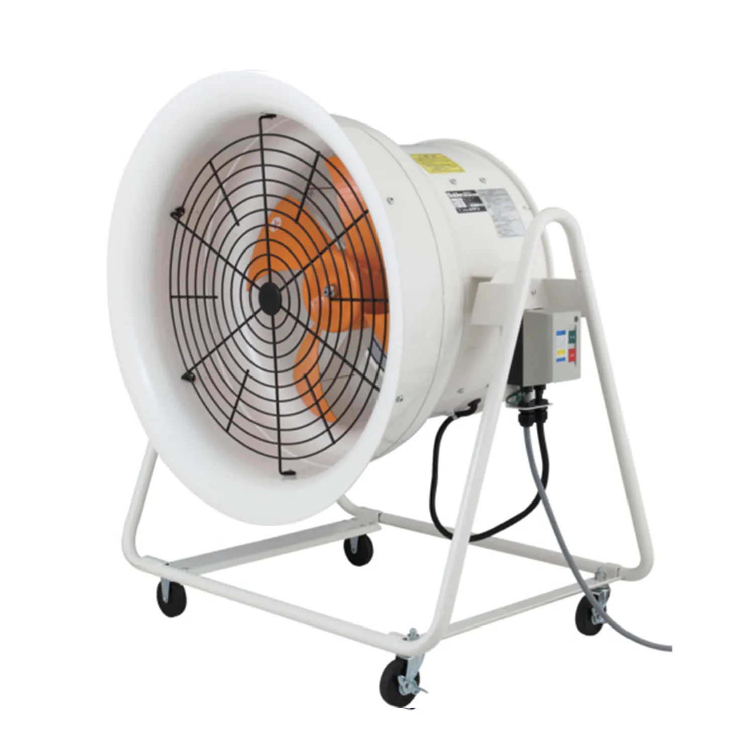 Suiden　送風機　こでかファン　ハネ径５００ｍｍ　低騒音・省エネタイプ　三相200V　角度調節可能　４輪キャスター付