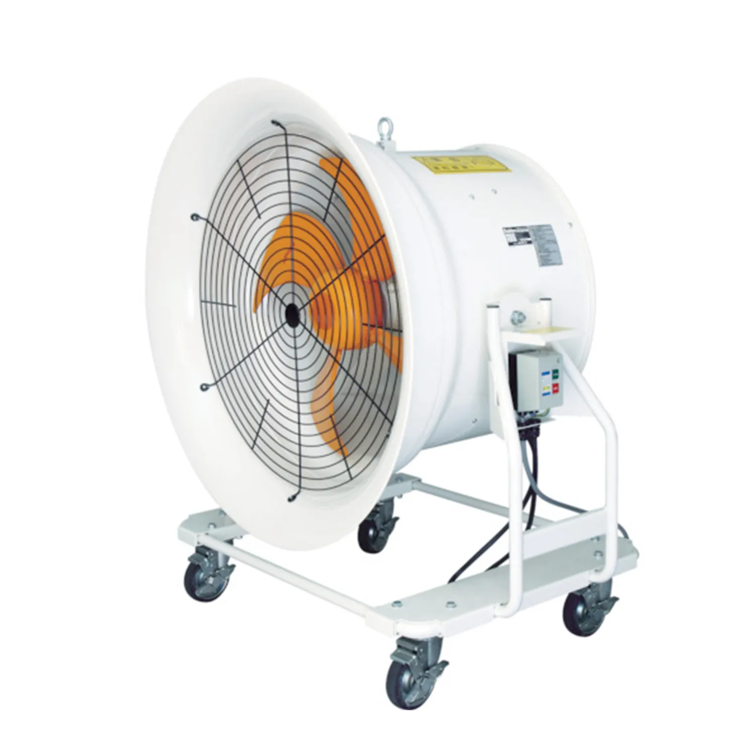 Suiden　送風機　どでかファン　ハネ７００ｍｍ　３相200V　低騒音・省エネタイプ　角度調節可能　４輪キャスター付