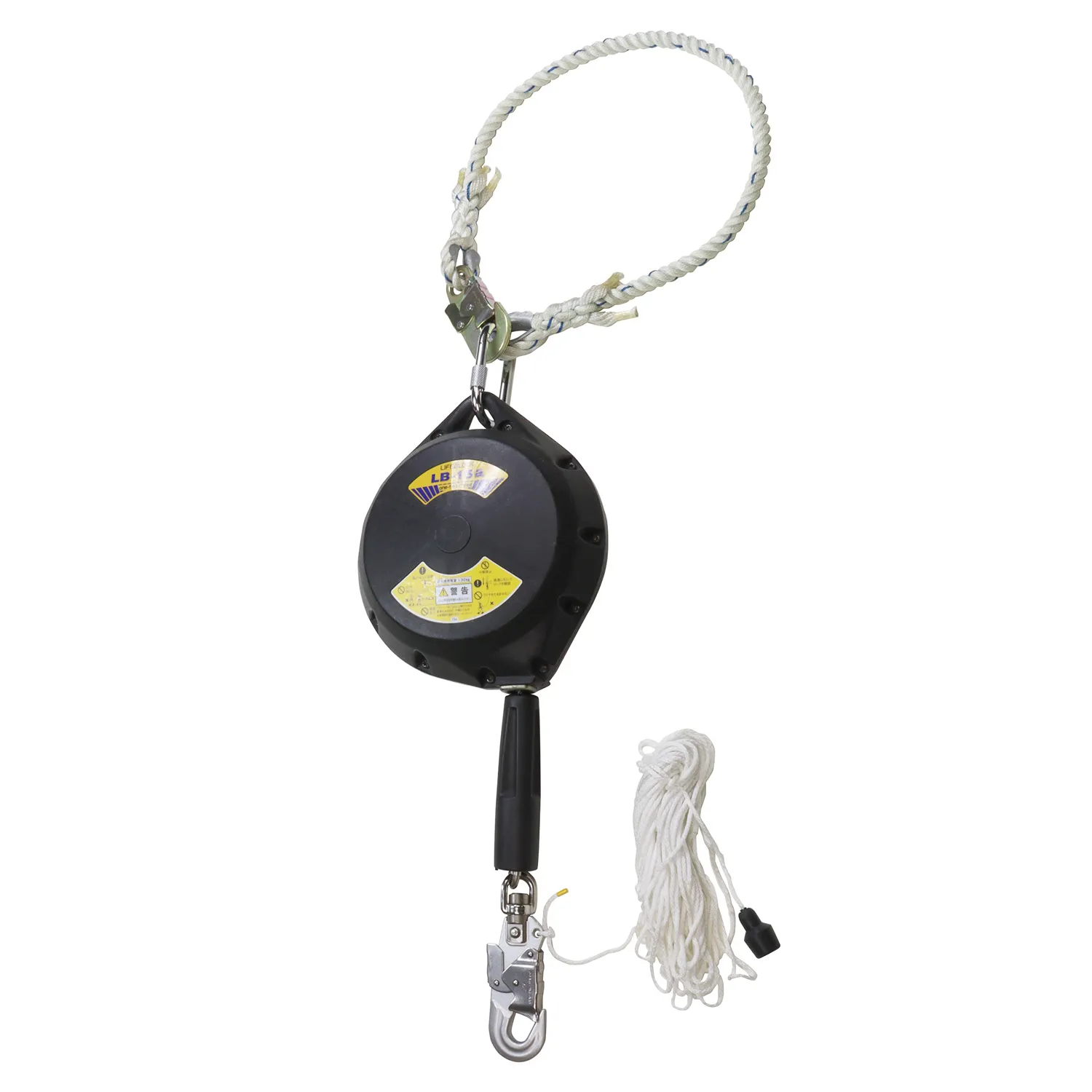 アブソーバ付ライフブロック(カラビナ付)