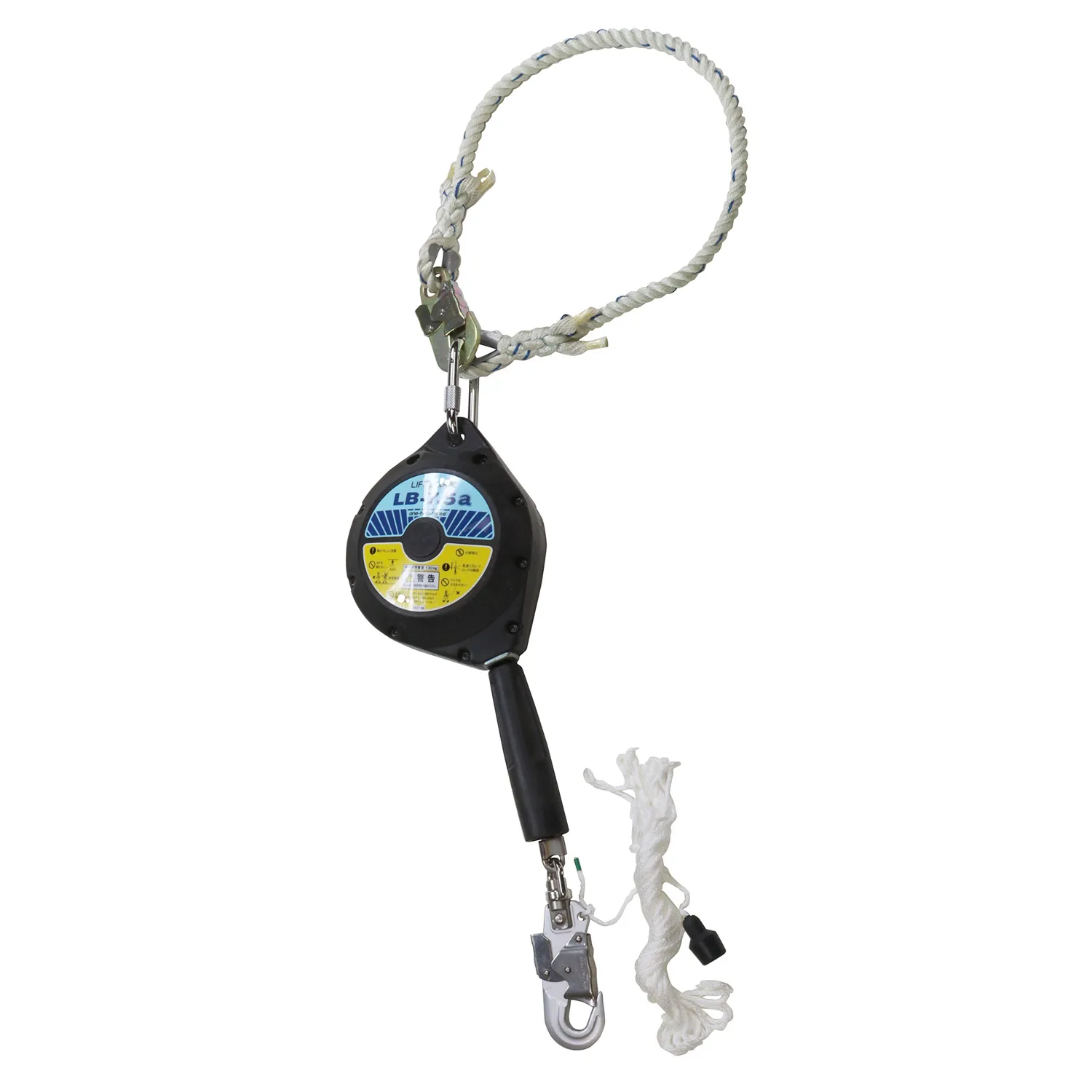 アブソーバ付ライフブロック(カラビナ付)