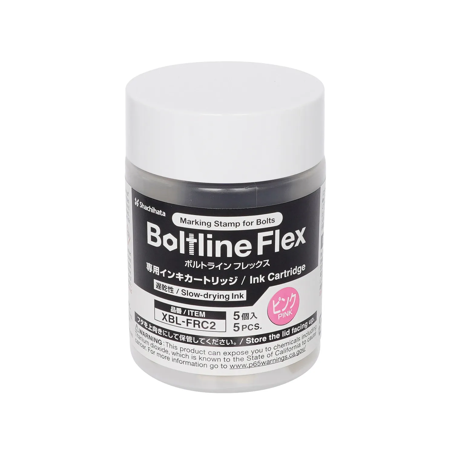 BLF用インキカートリッジ 5個入 桃 遅乾性