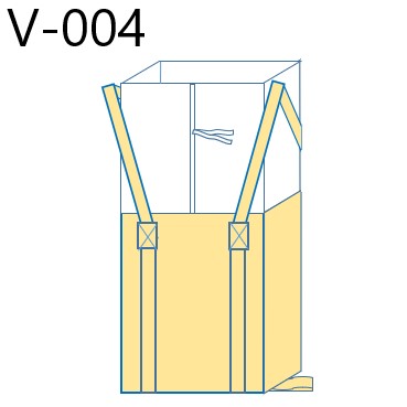 フレコン V-004 角形 1t用 (10枚)